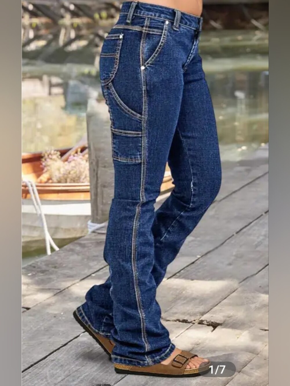 Flamingals Midrise Carpenter Bootcut Women's Jeans NWOT 2XL